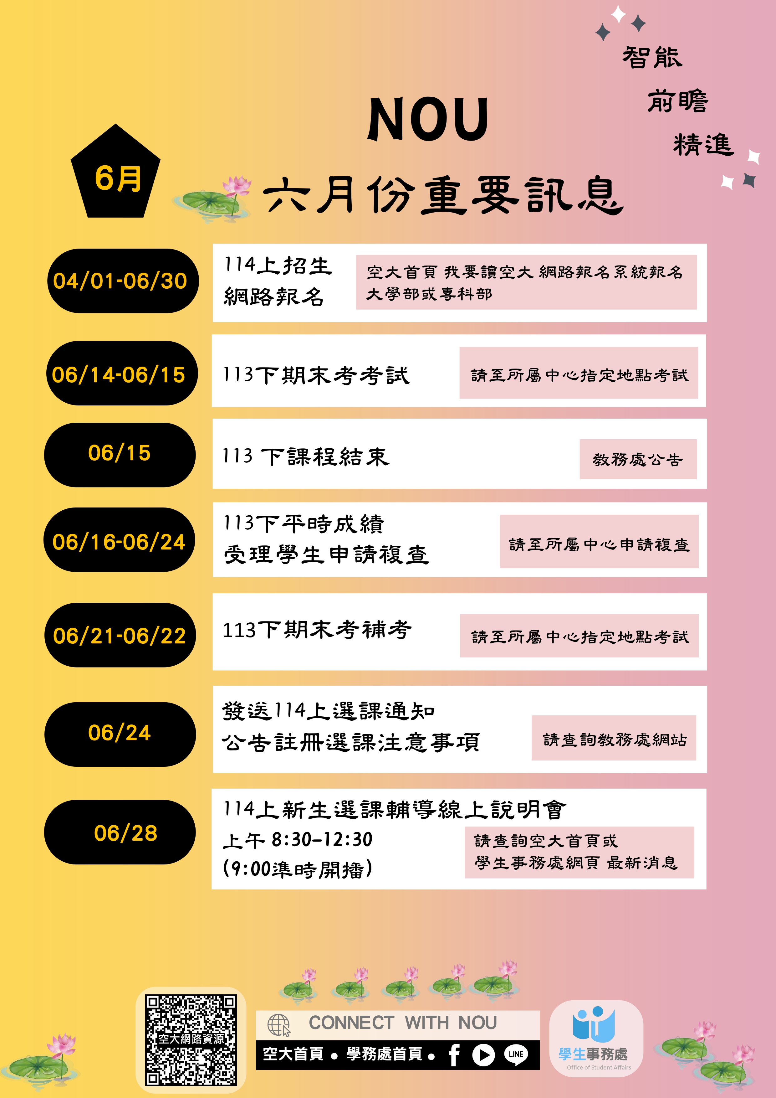 114年6月重要訊息