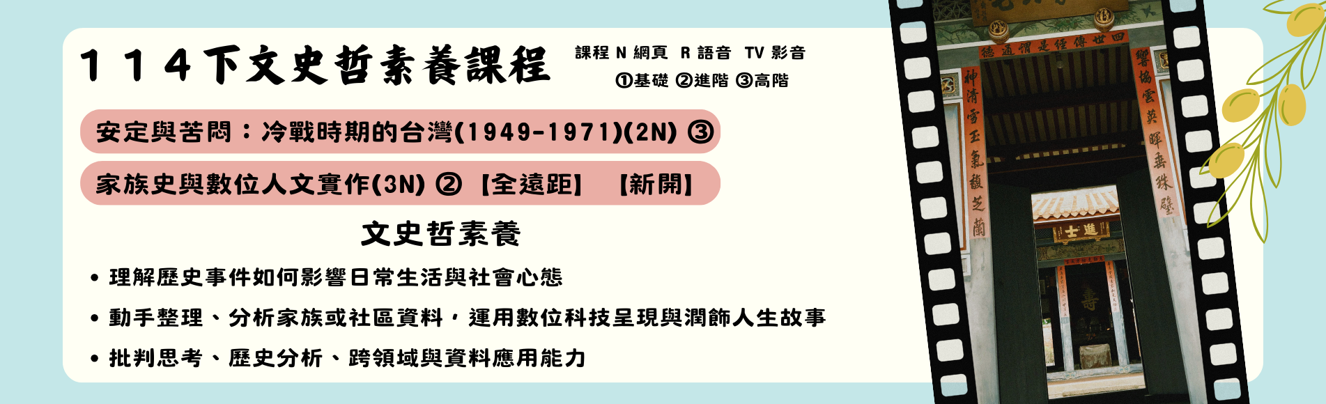 114下人文學系新生介紹