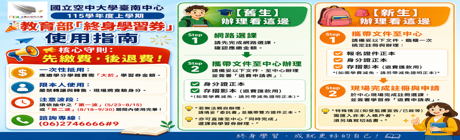 本校 115 學年度上學期學生使用教育部終身學習卷