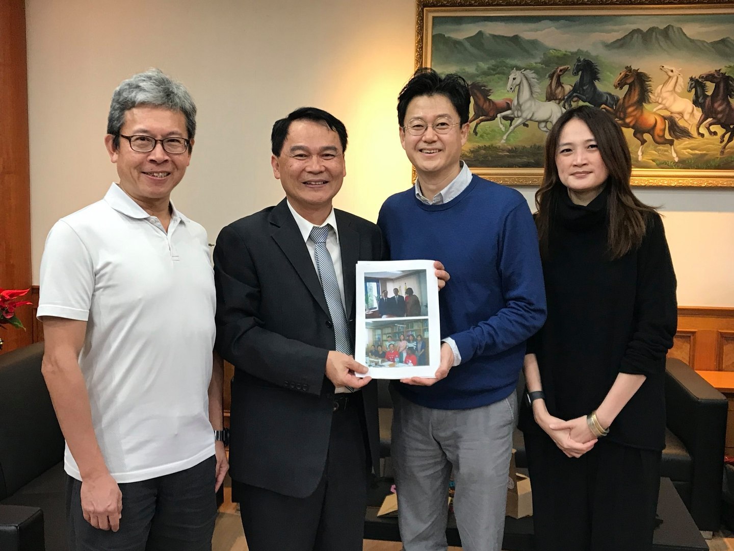 20191201-1229韓國Korea National Open University學者Prof. Kwang Sik Chung蒞校進行一個月研究